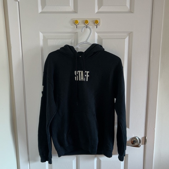 H&M x Justin Bieber Purpose Tour “STAFF” Black Hoodie - Picture 1 of 2